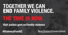 Together we can end family violence, the time is now